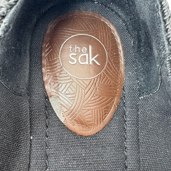 The Sak Slip On Loafer Crochet Driving Moccasins Crochet Multicolor Aztec US 8.5 - Picture 8 of 9